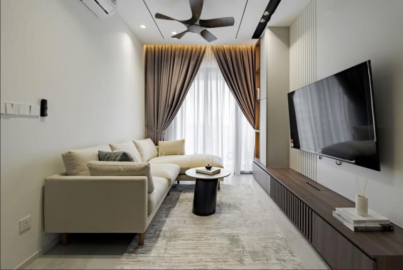 Service Residence for Sale at Edelweiss @ Tropicana Gardens - Chia Cs - Living Room - PropertyGuru.com.my