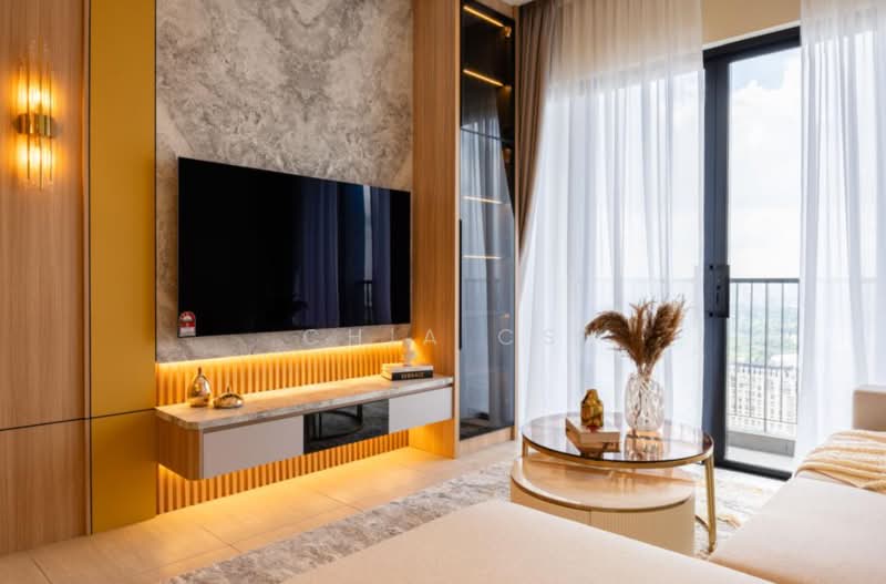 Servis Apartment untuk Dijual di Edelweiss @ Tropicana Gardens - Chia Cs - Living Room - PropertyGuru.com.my