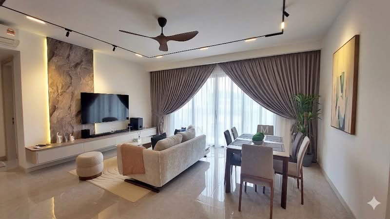 Condominium for Sale at Park Place - Steven Lim - Living Room - PropertyGuru.com.my
