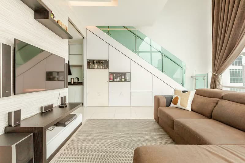 Service Residence for Sale at Maritime Suite - Crystal Tee - Living Room - PropertyGuru.com.my