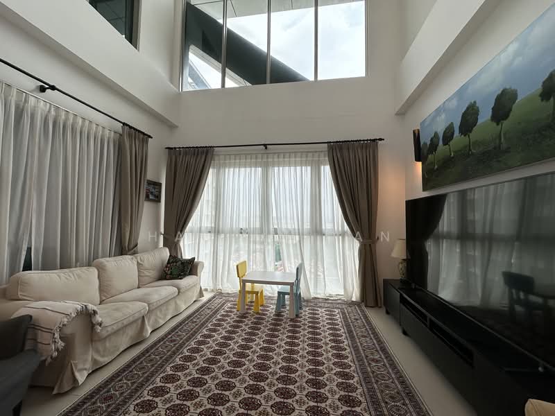 Service Residence for Sale at Cantara Residences - Hacken Gan - Living Room - PropertyGuru.com.my