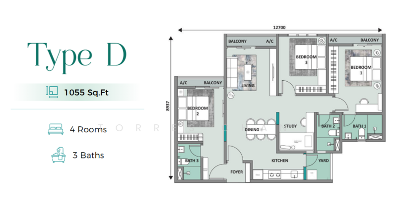 Apartment for Sale at D7 (D'Seven Lagoon Perdana) - Torres Chan - PropertyGuru.com.my