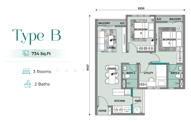 Apartment for Sale at D7 (D'Seven Lagoon Perdana) - Torres Chan - PropertyGuru.com.my