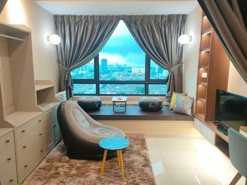 Servis Apartment untuk Disewa di Greenfield Residence - Koo Ying Kang - Living Room - PropertyGuru.com.my