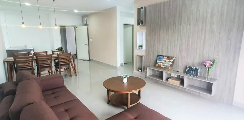 Kondominium untuk Dijual di Kingfisher Inanam Condominium - Jackson Chan - Living Room - PropertyGuru.com.my