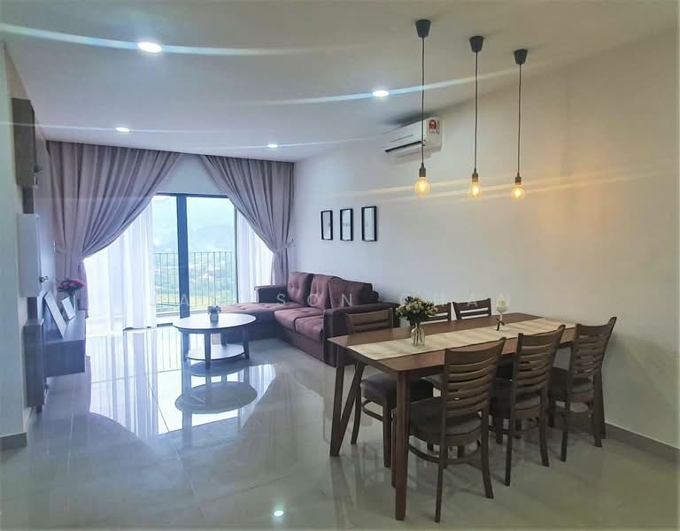 Kondominium untuk Dijual di Kingfisher Inanam Condominium - Jackson Chan - Living Room - PropertyGuru.com.my