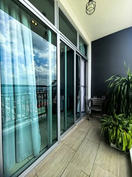 Service Residence for Sale at SKS Habitat - Daniel Yong - Balcony - PropertyGuru.com.my
