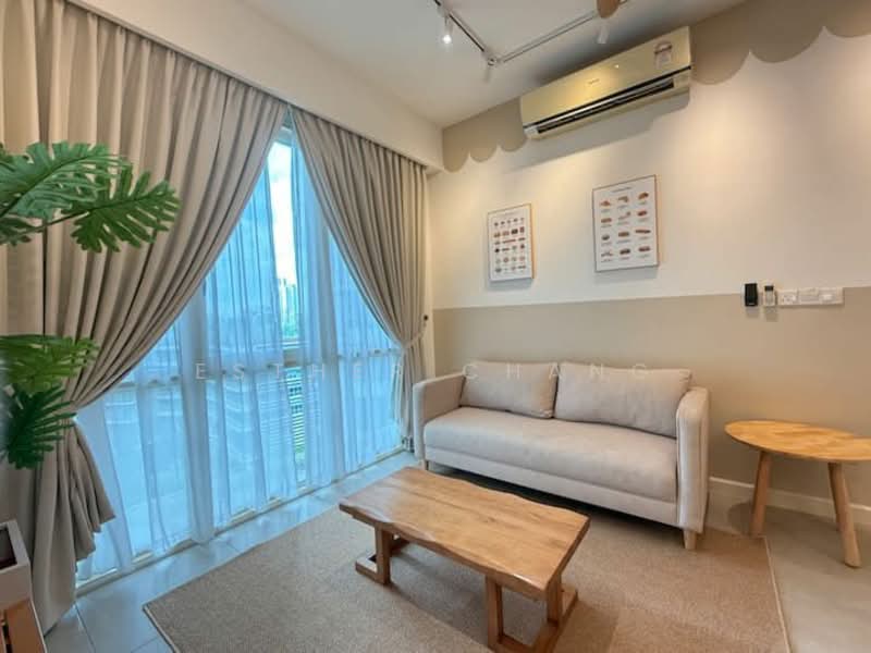 Service Residence for Sale at Afiniti Residences - Esther Chang - Living Room - PropertyGuru.com.my