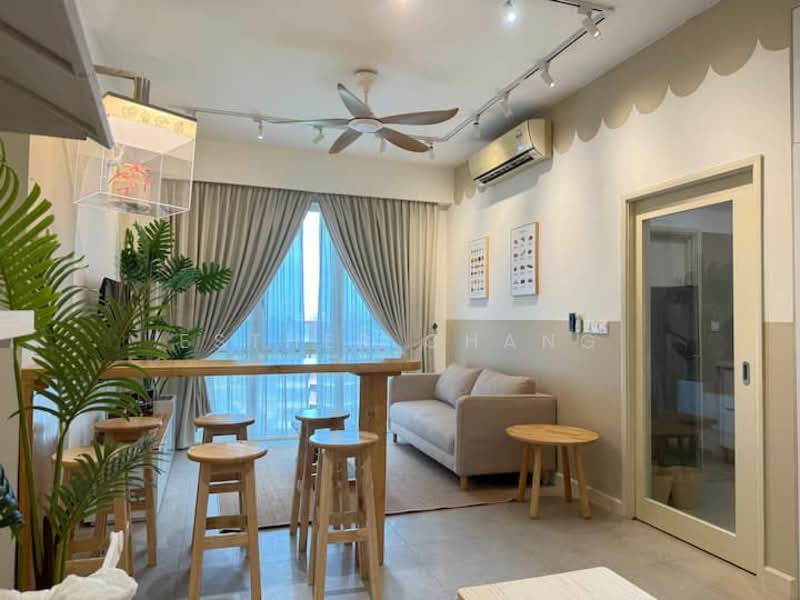 Service Residence for Sale at Afiniti Residences - Esther Chang - Living Room - PropertyGuru.com.my