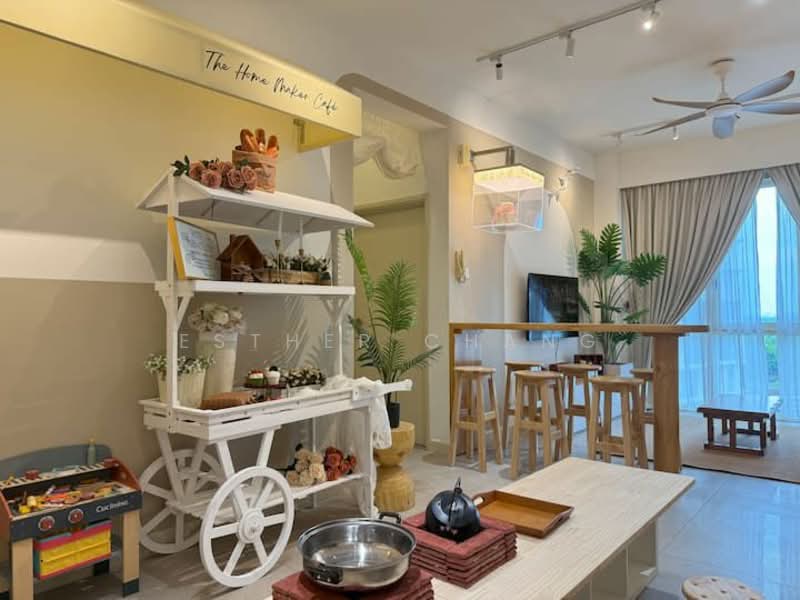 Service Residence for Sale at Afiniti Residences - Esther Chang - Living Room - PropertyGuru.com.my