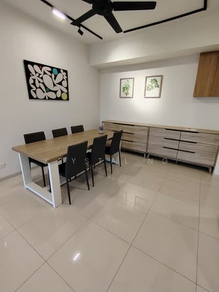 Servis Apartment untuk Disewa di Residensi Solaris Parq - Krystal Ng - Dining Room - PropertyGuru.com.my