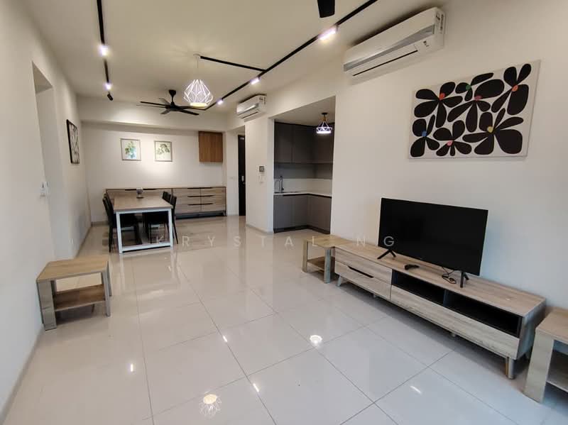 Servis Apartment untuk Disewa di Residensi Solaris Parq - Krystal Ng - Living Room - PropertyGuru.com.my