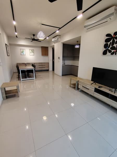 Servis Apartment untuk Disewa di Residensi Solaris Parq - Krystal Ng - Living Room - PropertyGuru.com.my