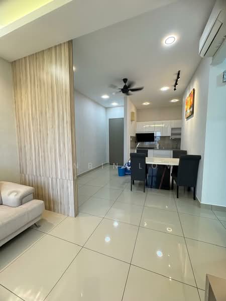 Service Residence for Rent at Zentro Residences Serviced Apartment - Junbin Low - Living Room - PropertyGuru.com.my