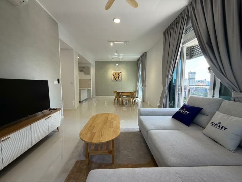 Servis Apartment untuk Disewa di Met 1 Residences - Steve Chiam - Living Room - PropertyGuru.com.my