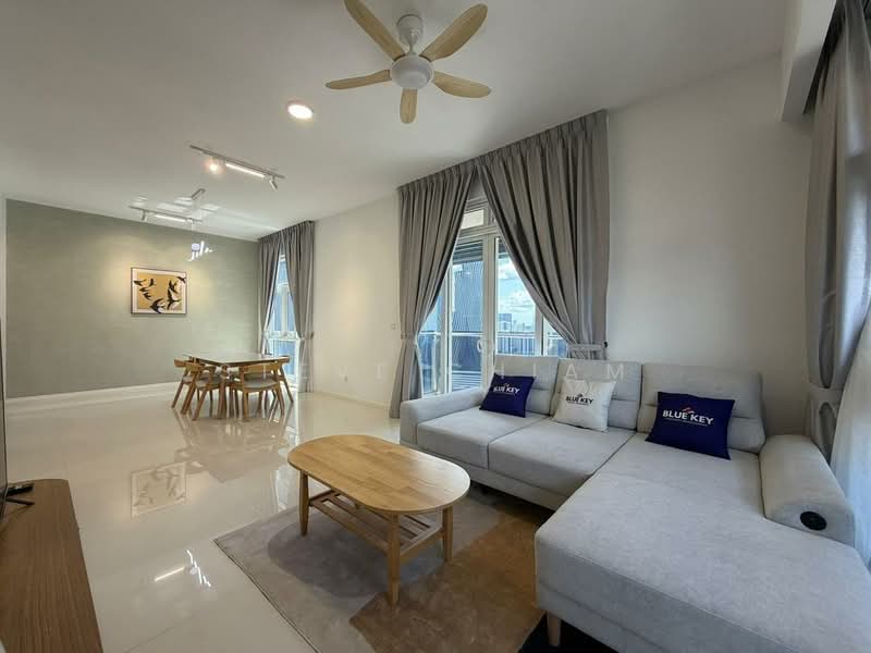 Servis Apartment untuk Disewa di Met 1 Residences - Steve Chiam - Living Room - PropertyGuru.com.my