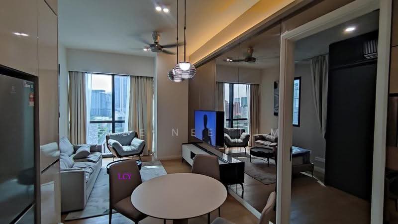 Kediaman Servis untuk Disewa di TRX Residences - See Nee Lim - Living Room - PropertyGuru.com.my