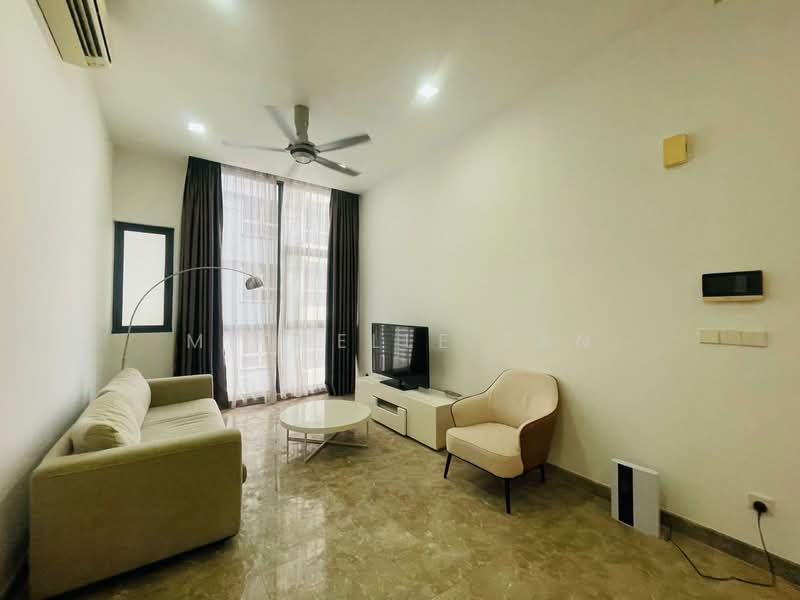 Servis Apartment untuk Dijual di Laman Ceylon - Michelle Tan - Living Room - PropertyGuru.com.my