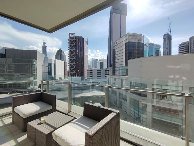Condominium for Sale at Pavilion Residences - Rehvus Tan - Balcony - PropertyGuru.com.my