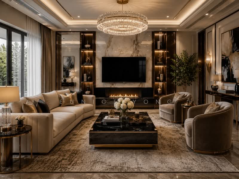 Servis Apartment untuk Dijual di CloutHaus Residences - Eunice Yong - Living Room - PropertyGuru.com.my