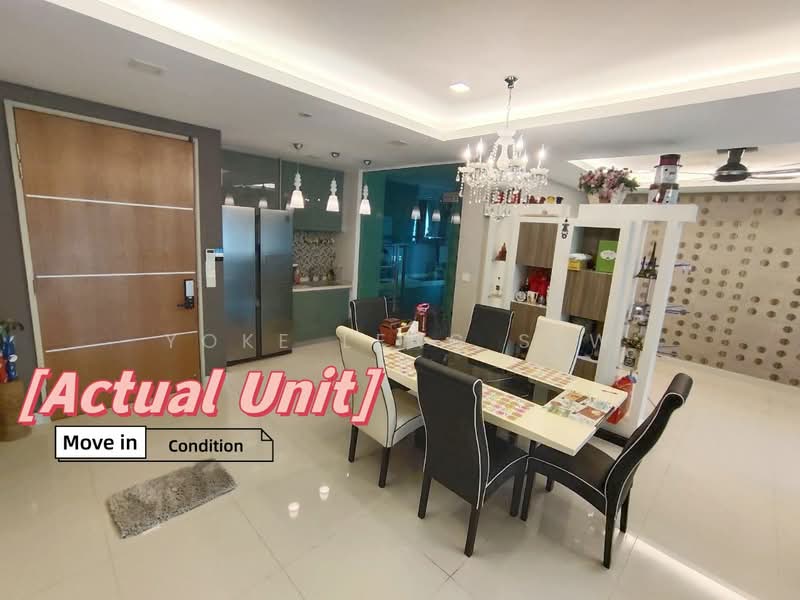 Kondominium untuk Dijual di The Z Residence - Yoke Leng Sew - Dining Room - PropertyGuru.com.my
