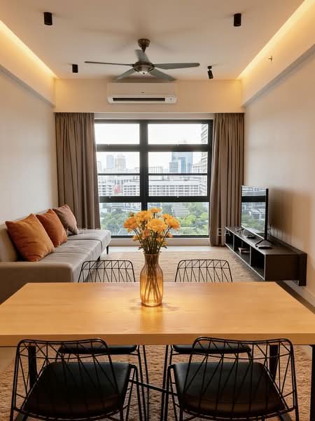 Service Residence for Sale at Union Suites - Benz Viva - Living Room - PropertyGuru.com.my