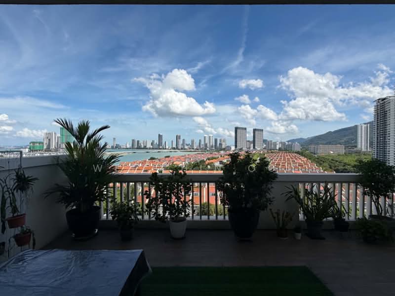 Service Residence for Sale at Straits Residences - Wei Chin Ooi - Balcony - PropertyGuru.com.my