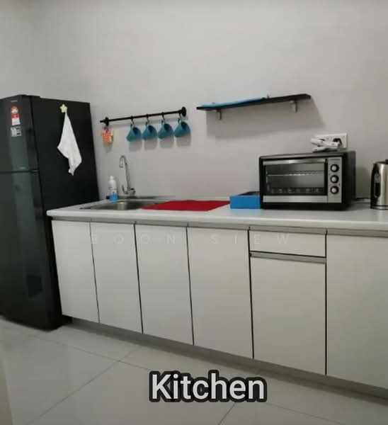 Servis Apartment untuk Disewa di Arte S - Boon Siew - Kitchen - PropertyGuru.com.my