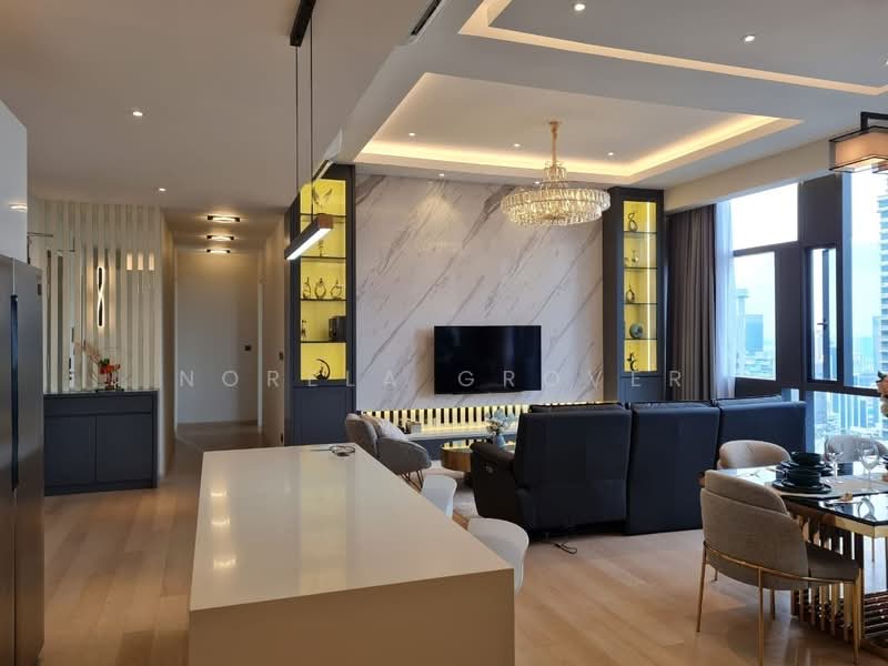 Servis Apartment untuk Dijual di Star Residences Two - Norela Grover - Living Room - PropertyGuru.com.my