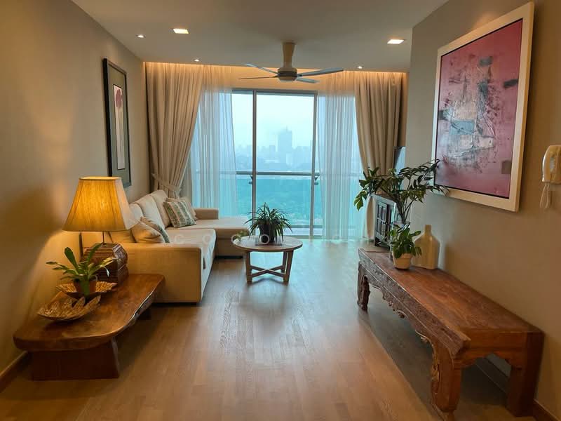 Service Residence for Sale at Solaris Dutamas - Coco Loh - Living Room - PropertyGuru.com.my