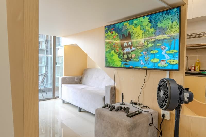 Service Residence for Sale at D'Pristine - Kent Koh - Living Room - PropertyGuru.com.my