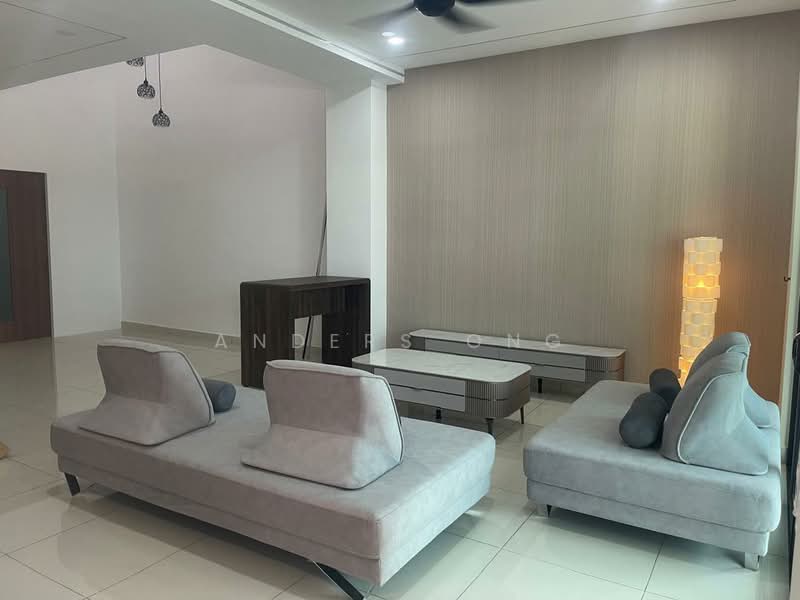 Rumah Teres untuk Dijual di Bandar Cassia (Batu Kawan) - Anders Ong - Living Room - PropertyGuru.com.my