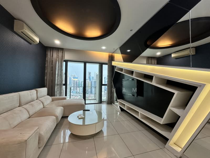 Servis Apartment untuk Dijual di Setia SKY Residences - Rex Tham - Living Room - PropertyGuru.com.my
