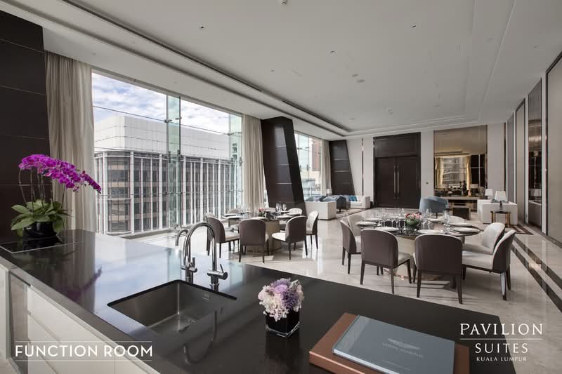 Service Residence for Rent at Pavilion Suites - Swiss Tan - Kitchen - PropertyGuru.com.my