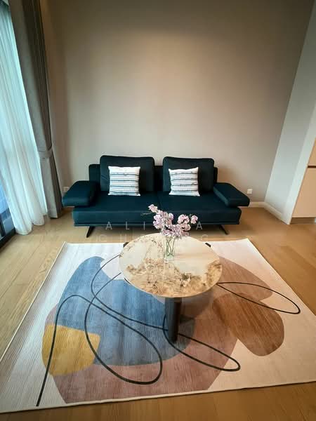 Service Residence for Sale at TRX Residences - Alicia Cheong - Living Room - PropertyGuru.com.my