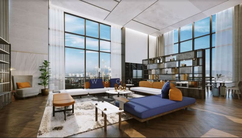 Service Residence for Sale at TRX Residences - Hewson Oh - Living Room - PropertyGuru.com.my