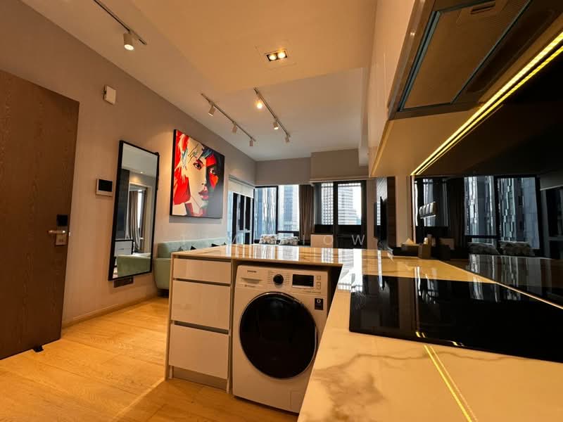 Service Residence for Sale at Star Residences One - Tim Siow - Living Room - PropertyGuru.com.my