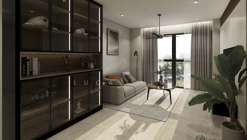 Service Residence for Sale at Lumi Tropicana - Lucas Lim - Living Room - PropertyGuru.com.my