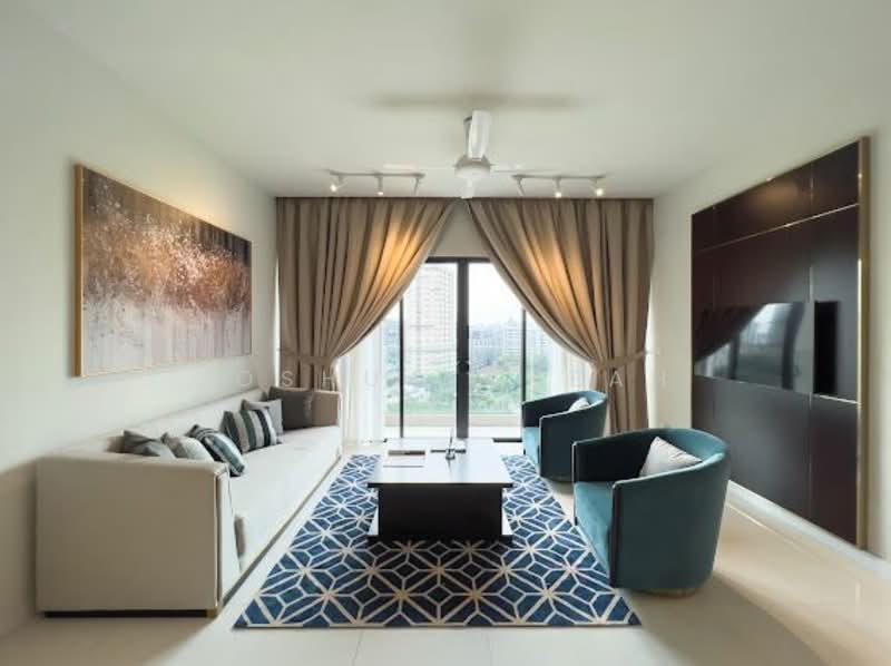Service Residence for Rent at Oxford Residences @ Pavilion Embassy - Joshua Cheah - Living Room - PropertyGuru.com.my