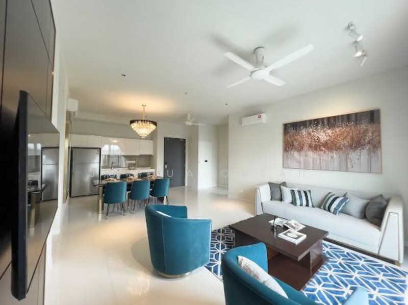 Service Residence for Rent at Oxford Residences @ Pavilion Embassy - Joshua Cheah - Living Room - PropertyGuru.com.my