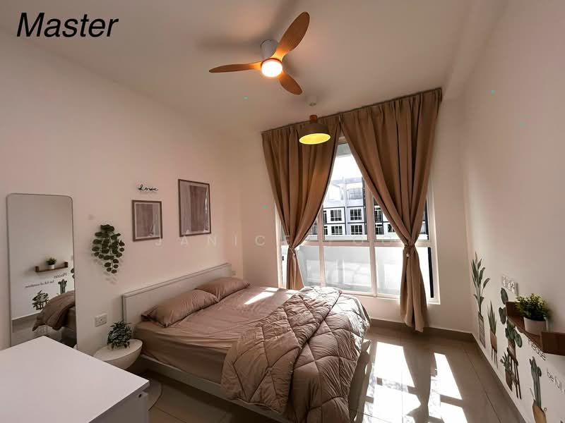 Service Residence for Rent at TRELLIS RESIDENCES - Janice Foo - Master Bedroom - PropertyGuru.com.my