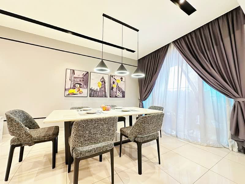 Service Residence for Sale at Twin Galaxy (Dwi Galaksi) - Elsa Wong - Dining Room - PropertyGuru.com.my