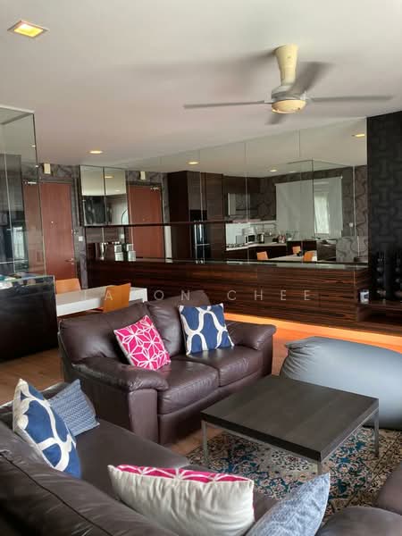 Service Residence for Rent at Ritze Perdana 2 - Jason Chee - Living Room - PropertyGuru.com.my