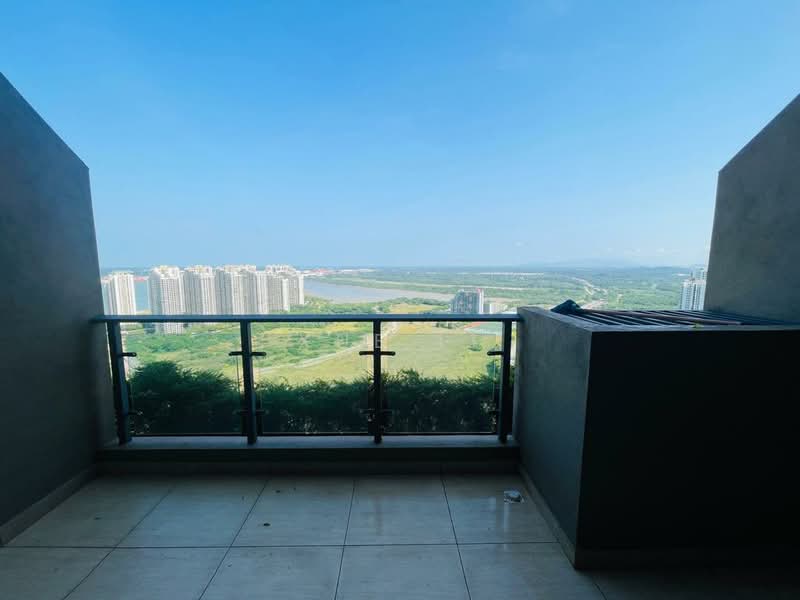 Kondominium untuk Disewa di Carnelian Tower 1 - Xue Li - Balcony - PropertyGuru.com.my