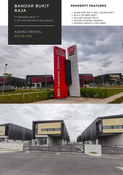 Kilang untuk Disewa di Bandar Bukit Raja (Klang) - Elaine Chin - Exterior - PropertyGuru.com.my