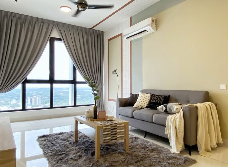 Pangsapuri untuk Dijual di Eco Nest @ Eco Botanic - KK Koh - Living Room - PropertyGuru.com.my