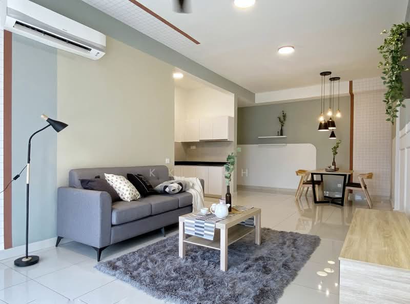 Pangsapuri untuk Dijual di Eco Nest @ Eco Botanic - KK Koh - Living Room - PropertyGuru.com.my