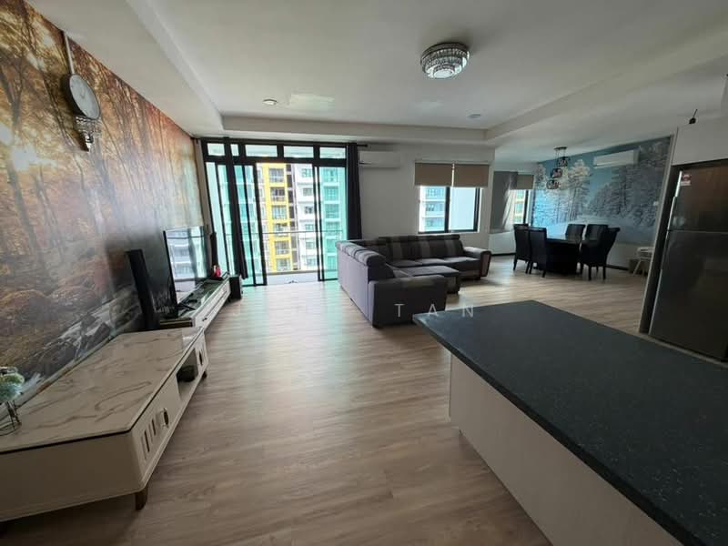 Kondominium untuk Disewa di Rivervale - Jeno Tan - Living Room - PropertyGuru.com.my