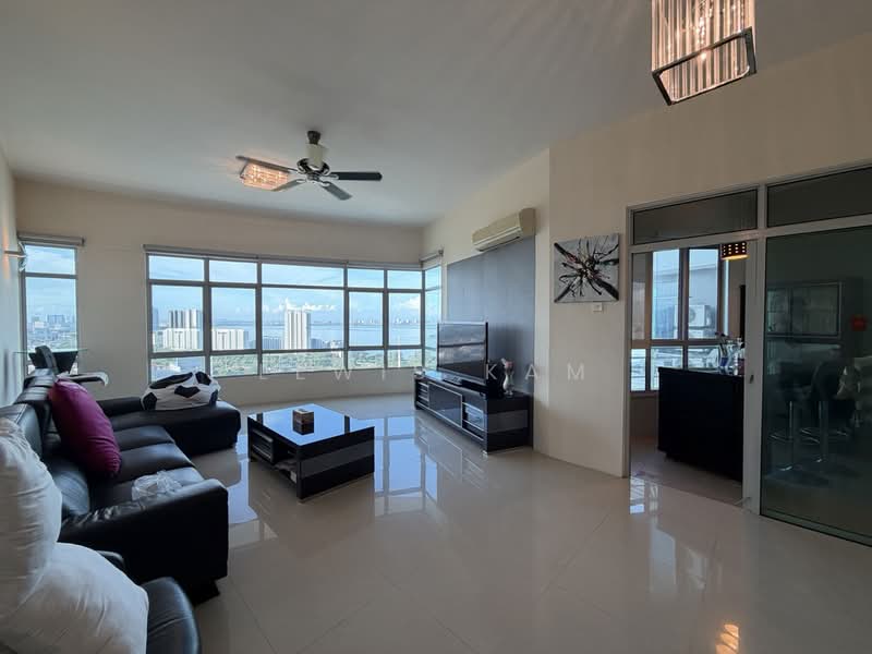 Condominium for Rent at The View Condominium - Lewis Kam - Living Room - PropertyGuru.com.my