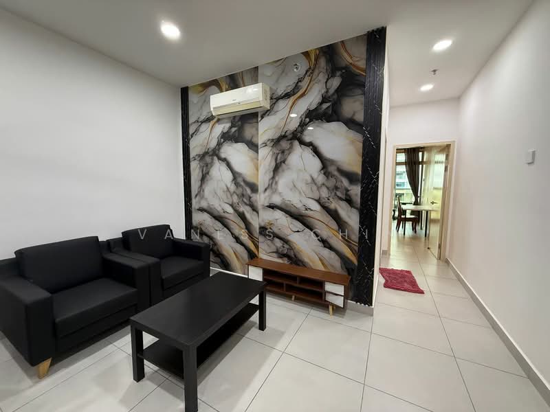 Servis Apartment untuk Disewa di Dorsett Waterfront Subang - Vaness Chin - Living Room - PropertyGuru.com.my